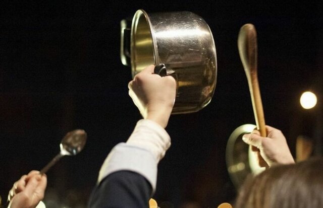 Millones de argentinos protagonizaron el cacerolazo en protesta.