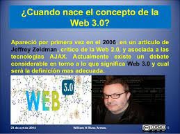 PRIMERA APARICIÓN WEB 3.0