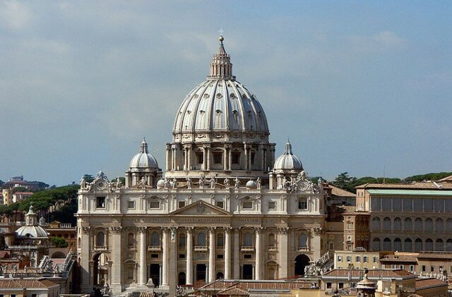 Bramante inicio de la construccion de san pedro de roma
