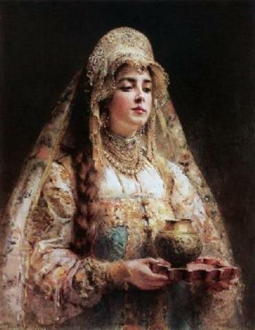 Anastasiya Romanovna Zakharina-Yureva and the Terrible.