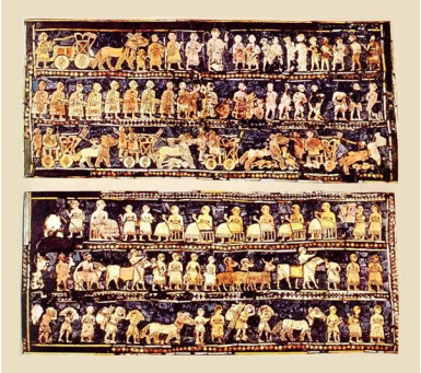 Pintura Mesopotámica (Estandarte de Ur)