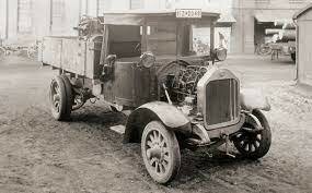 EL motor diésel en un camíón.