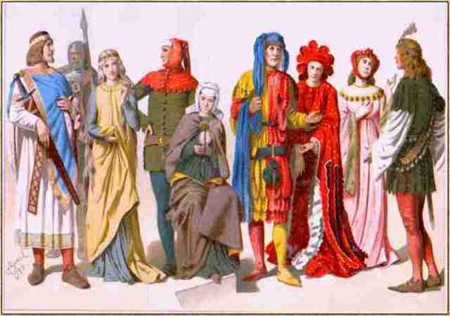 middeleeuwse kleding