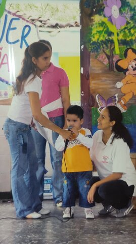 El primer día que cante en público