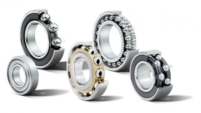 The ball bearings.