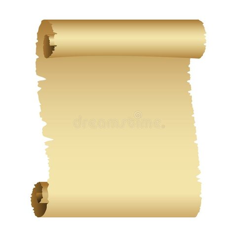 aparece el pergamino en escritura