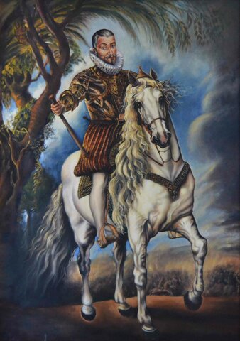 Delegó los asuntos de gobierno en el Duque de Lerma