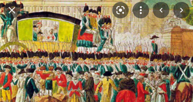 Royal family try’s to flee France