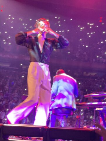 J'ai vu Harry Styles qui jouait au Madison Square Garden
