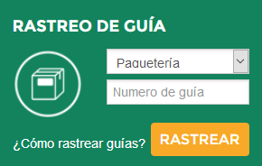 El cliente ya tiene acceso a rastrear sus guías y  envíos desde el sitio web