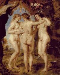 Las tres gracias de Rubens