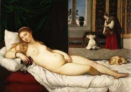 Pintura renacentista (Venus de Urbino)