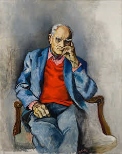 Portrait of Alberto Moravia