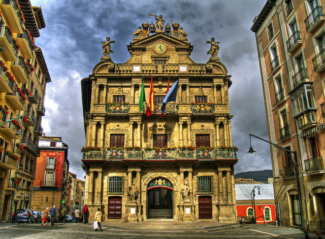 Inauguración de la Casa constistorial de Pamplona