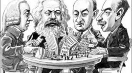 Timeline:  "La evolución de las escuelas en la Economía"