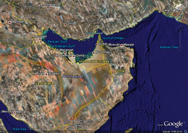 Ottamans lose Persian Gulf