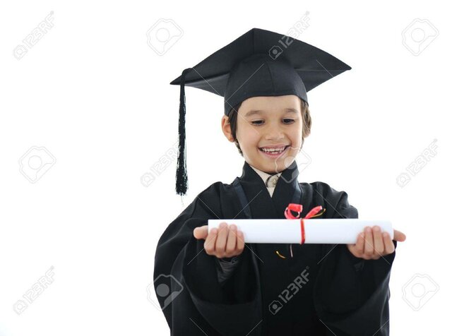 Mi primer diploma.
