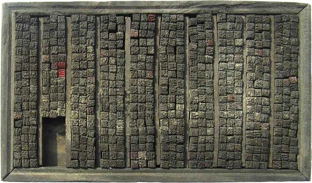 Printing Press using Wood Blocks