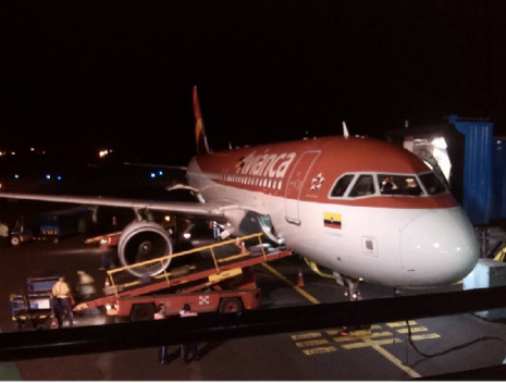 Cruzar medio pais en avión