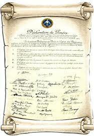 Declaración de Ginebra sobre los derechos del niño. (Version en Frances)