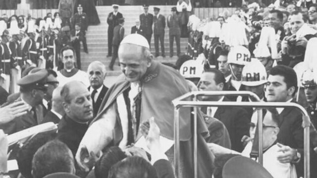 PRIMERA VISITA DE UN PAPA A COLOMBIA, CON EL PAPA PABLO Vl