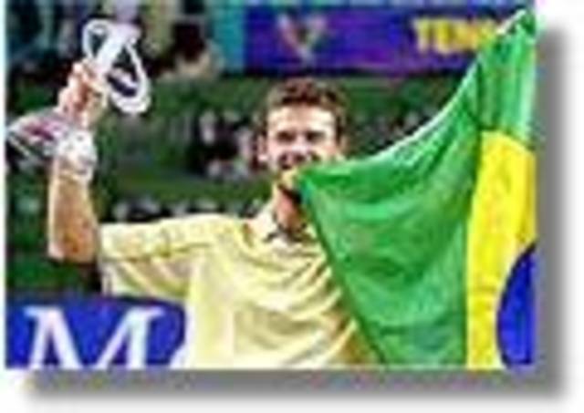 Guga está no topo do mundo