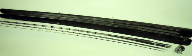 Samuel made a fun cool multi sectioned fishing rod