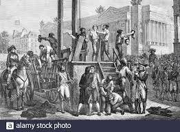 Robespierre guillotined