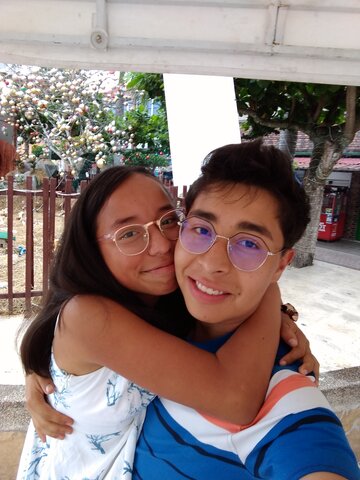 Pasar momentos con mi hermano,