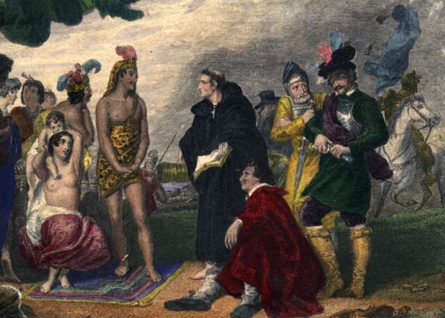 Los misioneros imponían el cristianismo