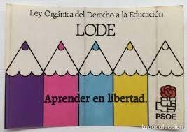 LODE (Ley Orgánica del Derecho a la Educación)