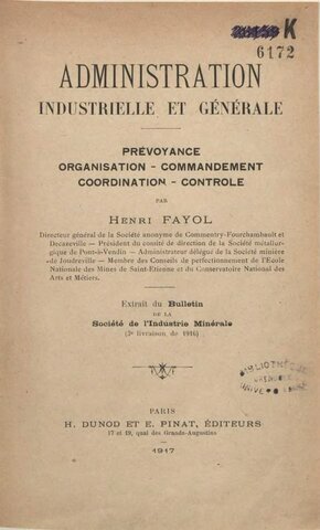 Administración general e industrial