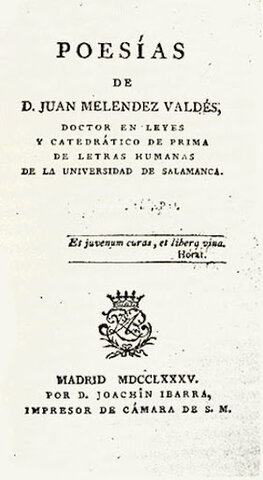 "La Paloma de Filis", Juan Meléndez Valdés