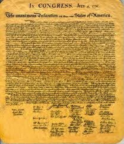 The Declaration of Independance
