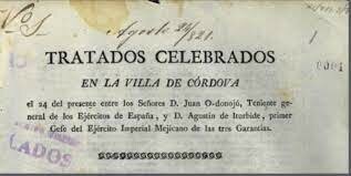 Juan O'Donoju llego a sustituir al virrey, pero al ver que la independencia era casi segura, firmo los Tratados de Córdoba que indicaban la independencia de España.