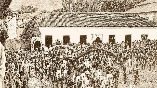 LA IGLESIA CATOLICA SE ESTABLECE COMO RELIGION OFICIAL DE COLOMBIA