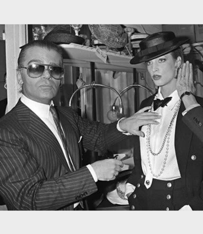 Arrival of Karl Lagerfeld