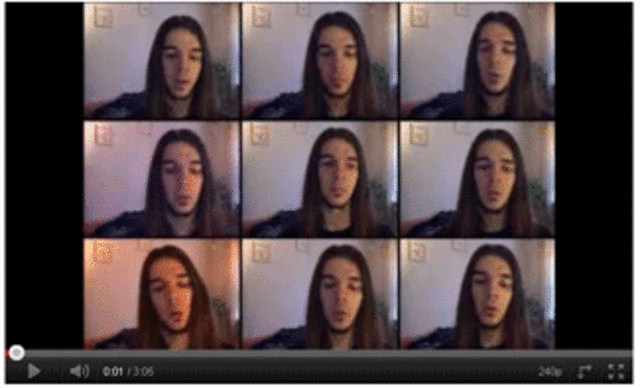 Lux Aurumque - all 9 parts recorded by Robin Segebarth