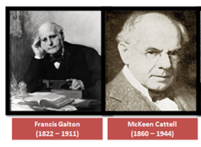 Galton y Cattell