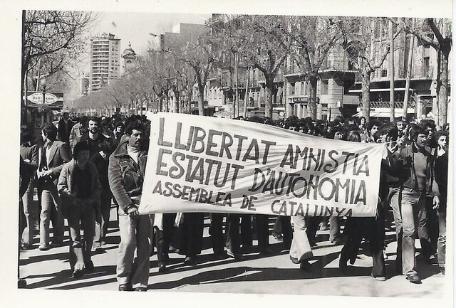 Manifestació a Barcelona.