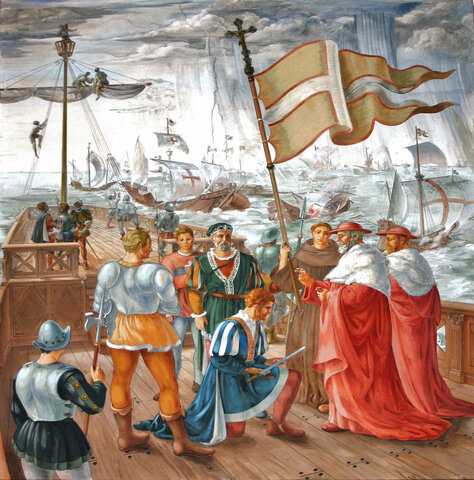 The battle of Lepanto