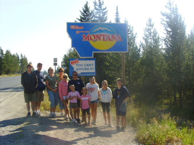 Fue a Wyoming y Montana