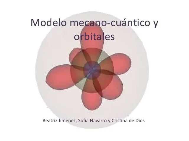 Modelo atómico mecánico cuántico