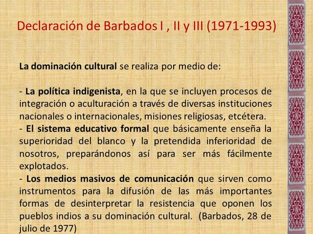 Se realiza el Simposio sobre los Conflictos Interétnicos en Sudamérica, organizado por el Consejo Mundial de las Iglesias, uno de los momentos más significativos en la historia de esta nueva corriente indigenista.