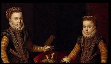 His second and third daughter: