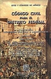 Código civil para el distrito federal y el territorio de Baja California.