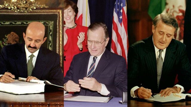 1994, Firma del tratado de libre comercio