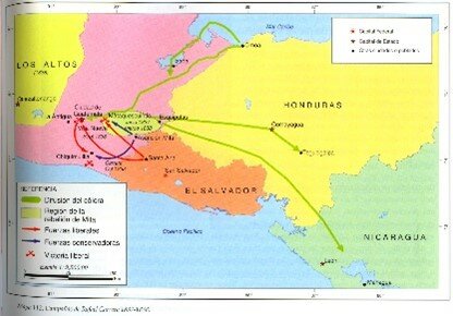 Traslado de la capital federal a Sonsonate y luego San Salvador