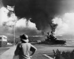 Japan bombs Pearl Harbor