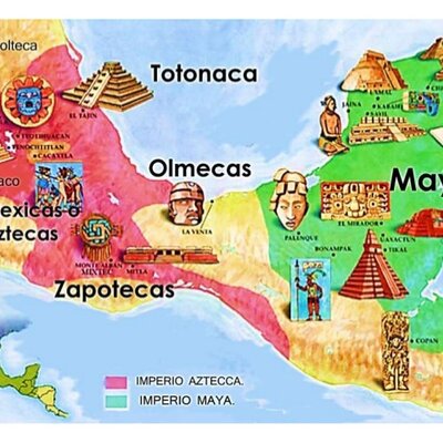 Timeline: CULTURAS MESOAMERICANAS: OLMECA, MAYA, TEOTIHUACANA, ZAPOTECA, MIXTECA, TOLTECA, MEXICA